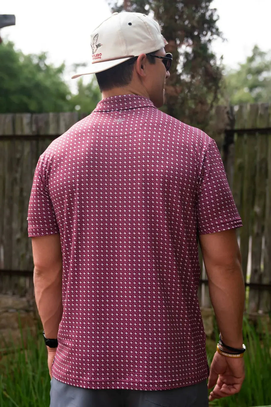 Burlebo - Performance Polo - Texas Maroon