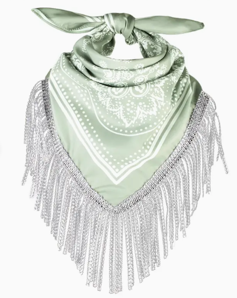 Green Sparkle Bandana