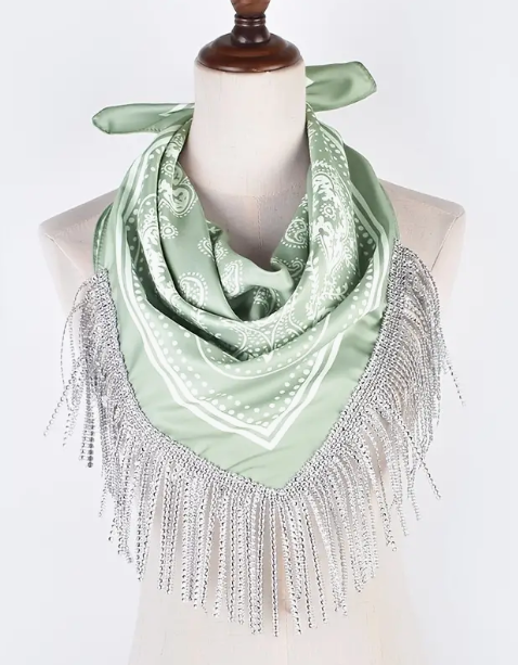 Green Sparkle Bandana