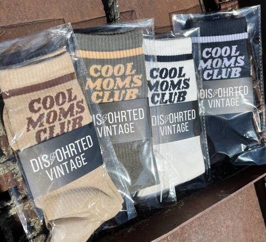 Cool Moms Club Crew Socks