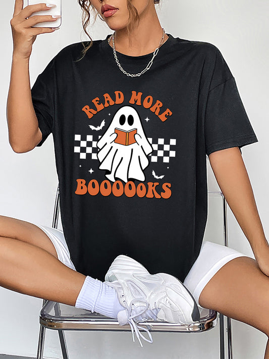 Read More Books Teacher Ghost Graphic T-Shirt