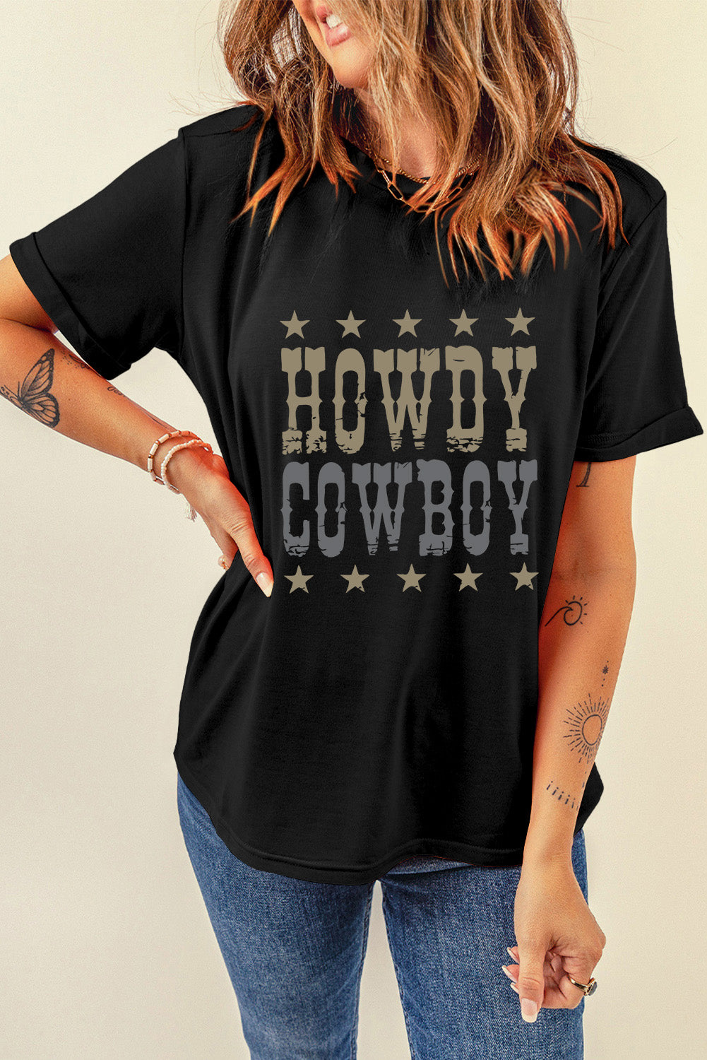 Howdy Cowboy Short Sleeve T-Shirt