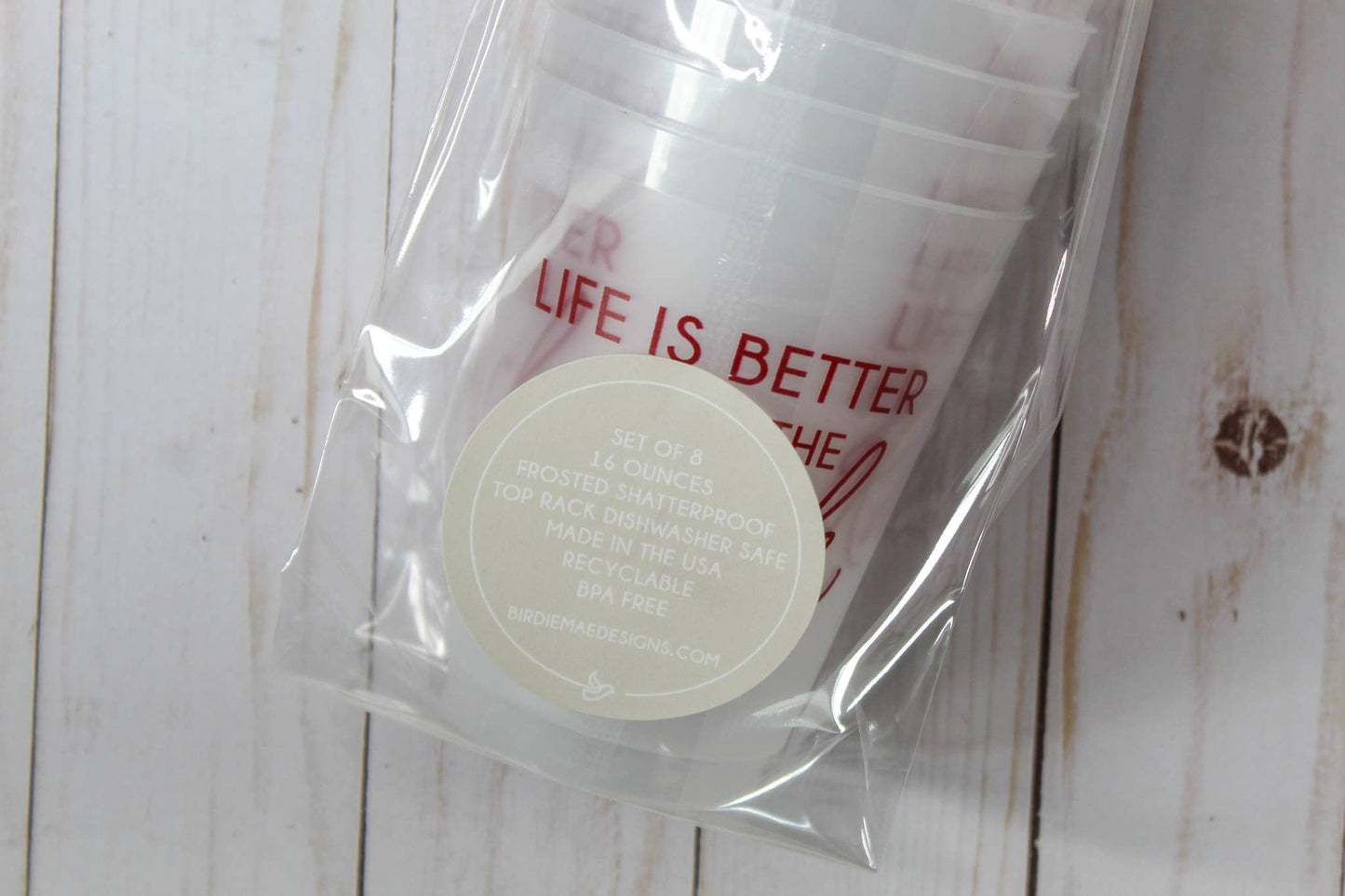 Life is Better At The Ranch | Frosted Acrylic 16oz Set of 8