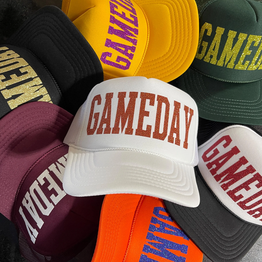 Glitter Gameday Trucker Hat