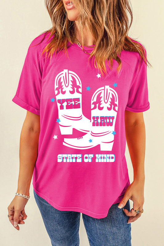 Yee Haw State of Mind Short Sleeve T-Shirt