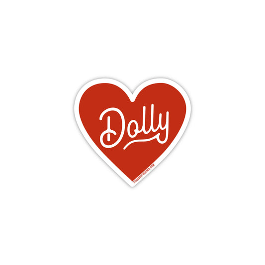 Heart Dolly Sticker