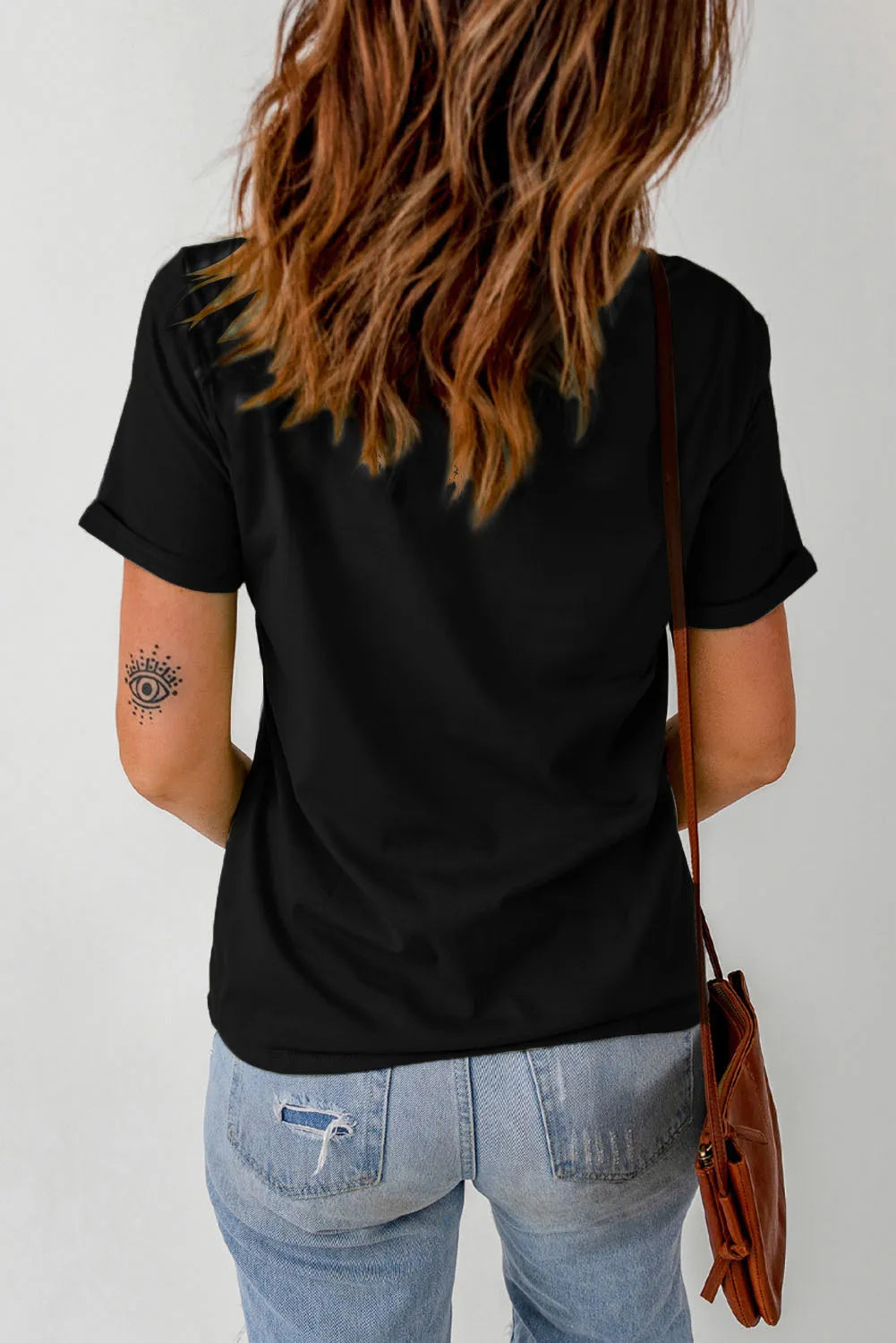 Pumpkin Fall Graphic Round Neck Short Sleeve T-Shirt