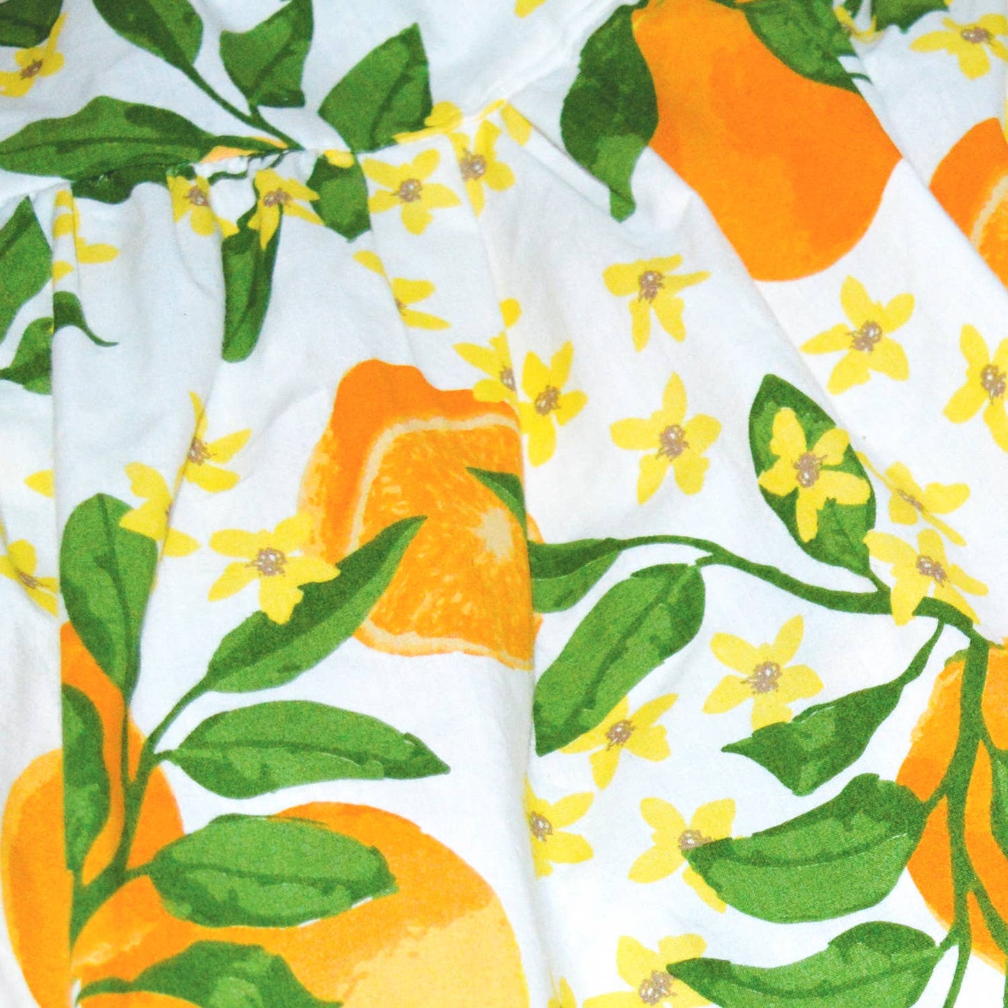 Orange Grove Smocked House Dress