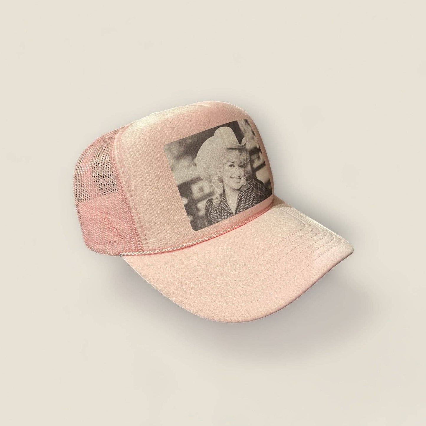 Dear Dolly Trucker Hat | Soft Pink