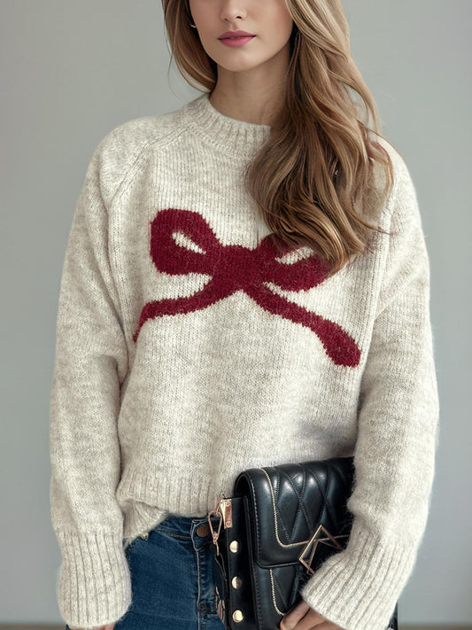 Bow Sweater - 4 Color Options