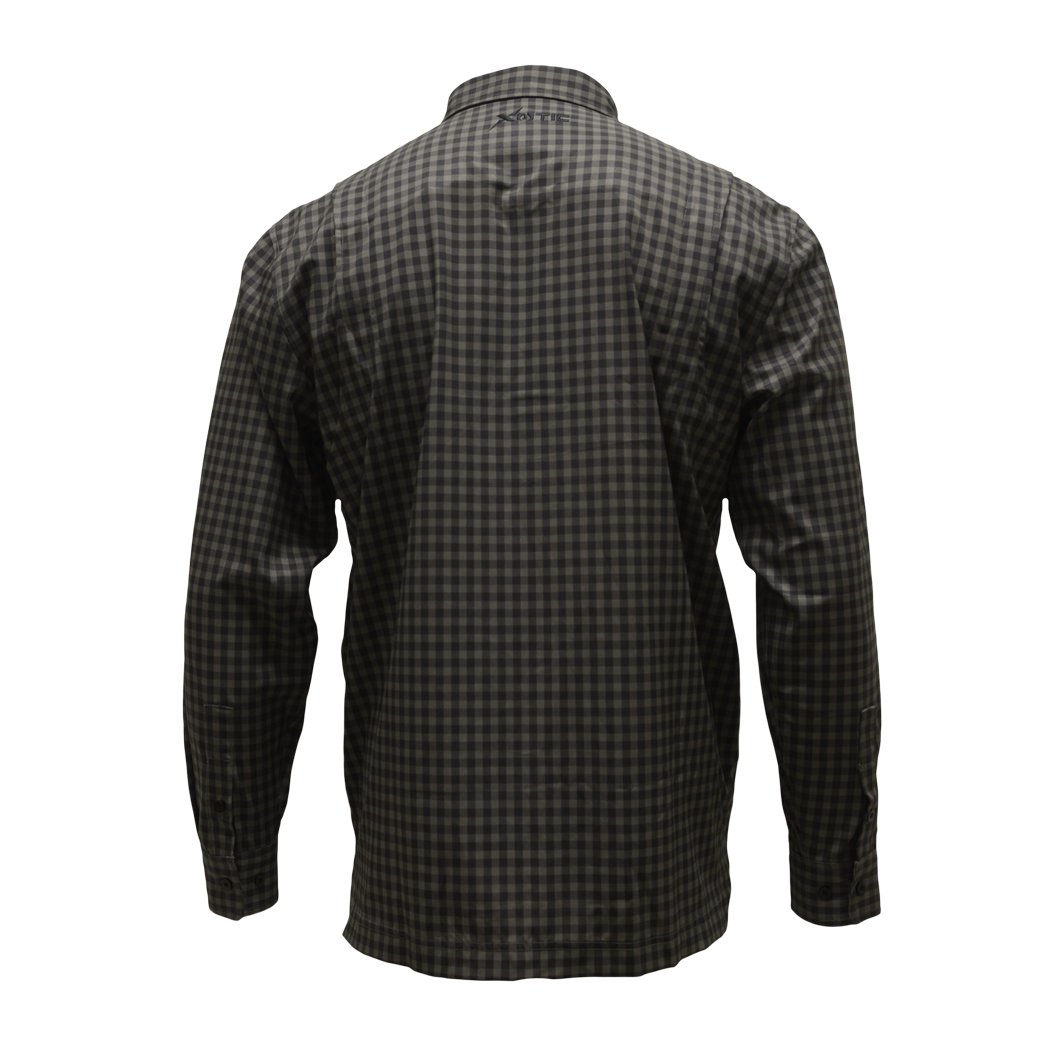 Long Sleeve Patterned Lifestyle Button Down w/ REPEL-X