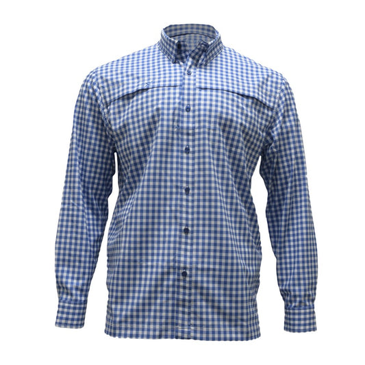 Long Sleeve Patterned Lifestyle Button Down w/ REPEL-X