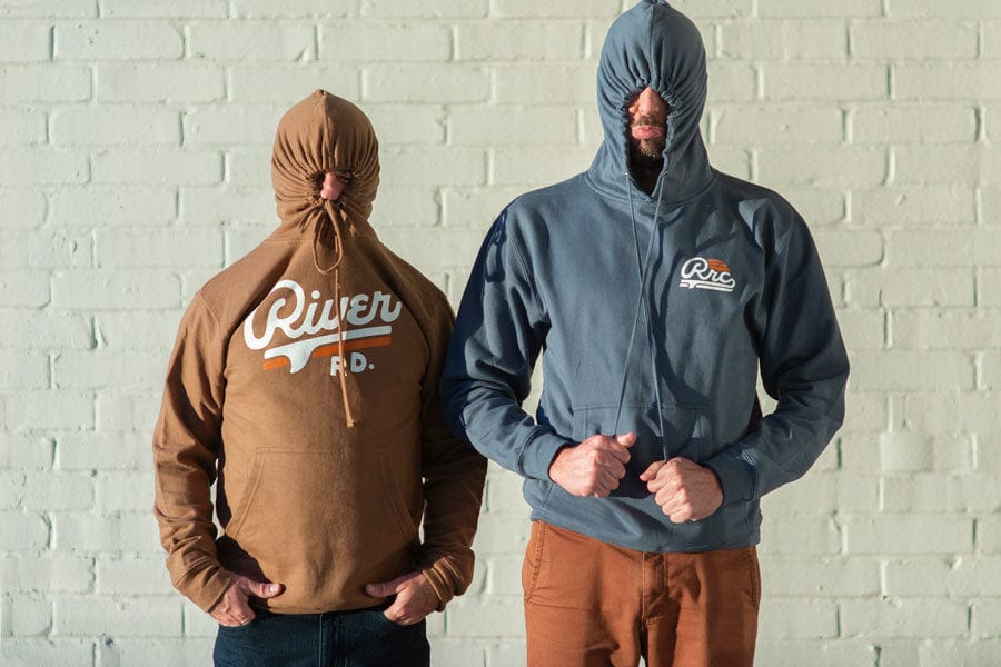 River Road Logo Hoodie | Brown