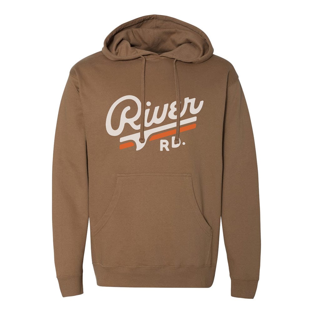 River Road Logo Hoodie | Brown