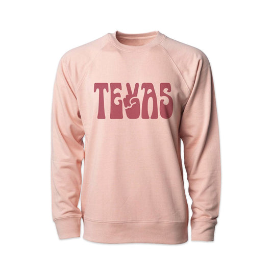 Peace Texas Sweatshirt | Rose