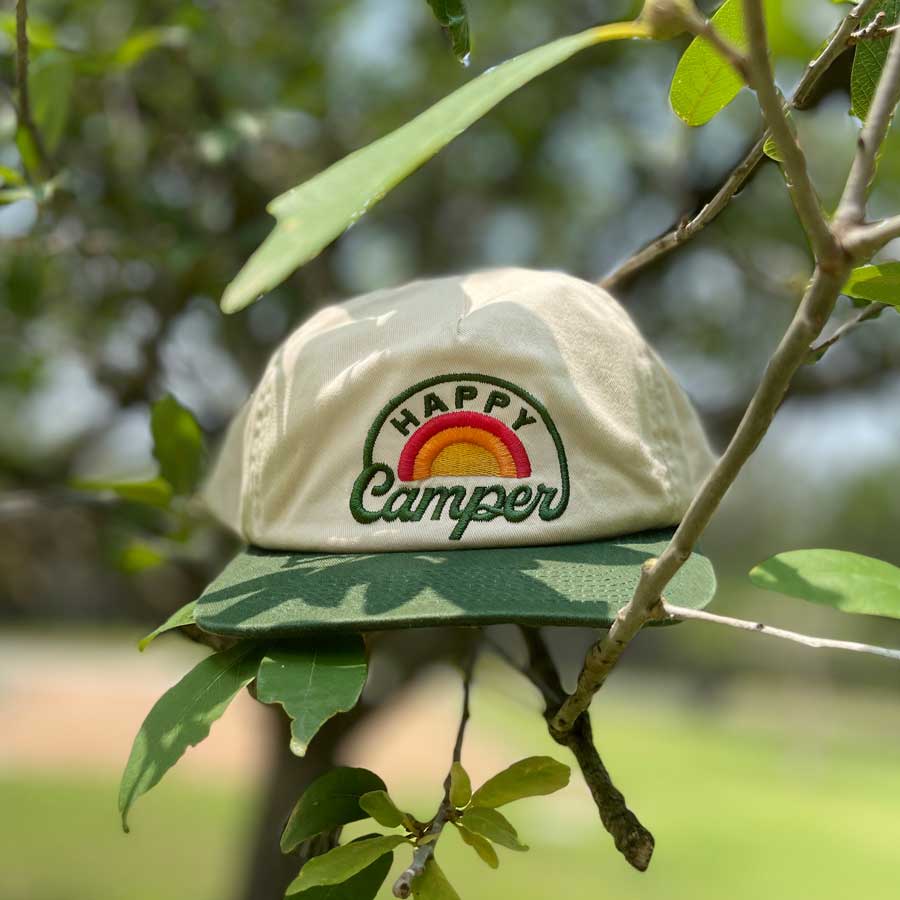 Happy Camper Snapback Hat (Youth)