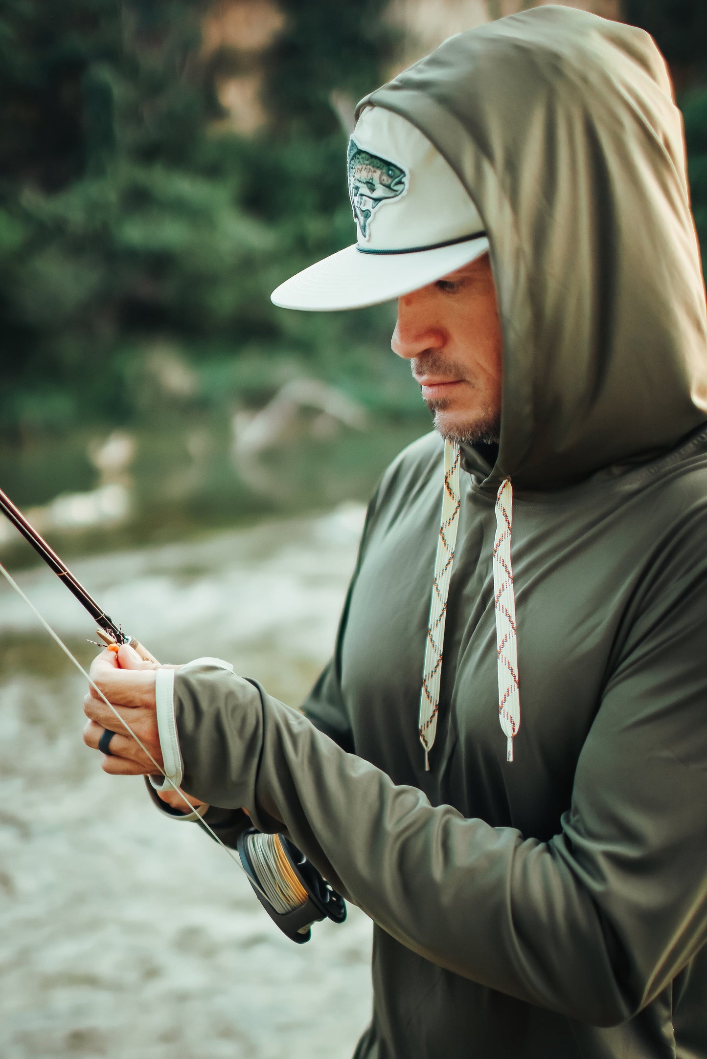 Rainbow Trout Snapback Hat