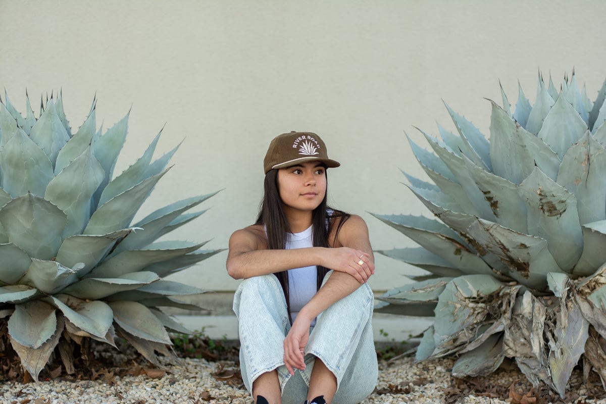 River Road Agave Corduroy Snapback Hat