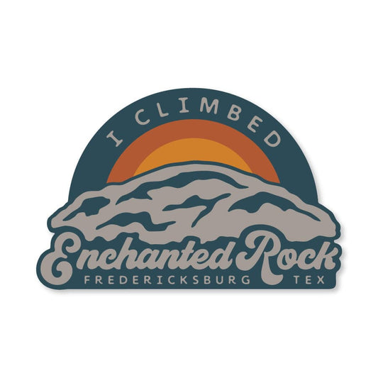 I Climbed Enchanted Rock Sticker