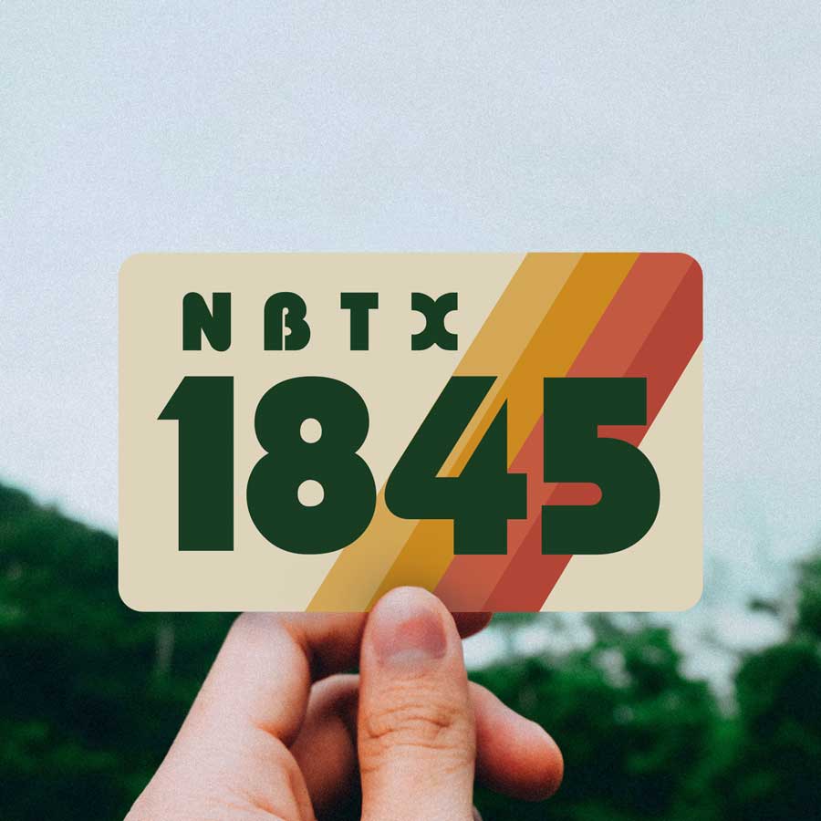 New Braunfels 1845 Sticker