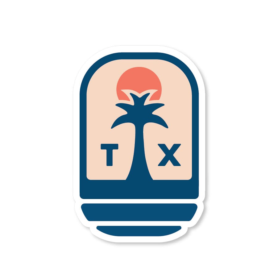 Texas Palm Sticker