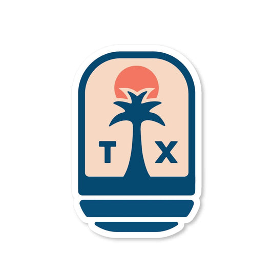 Texas Palm Sticker