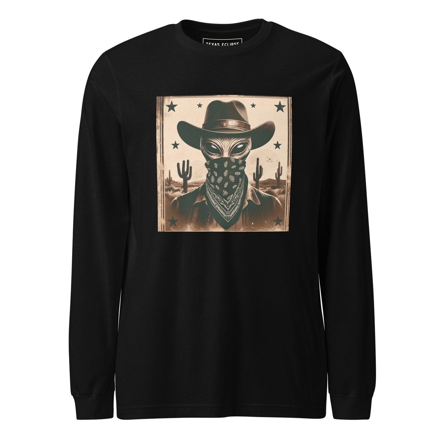 Roswell's Most Wanted Long Sleeve Graphic Tee