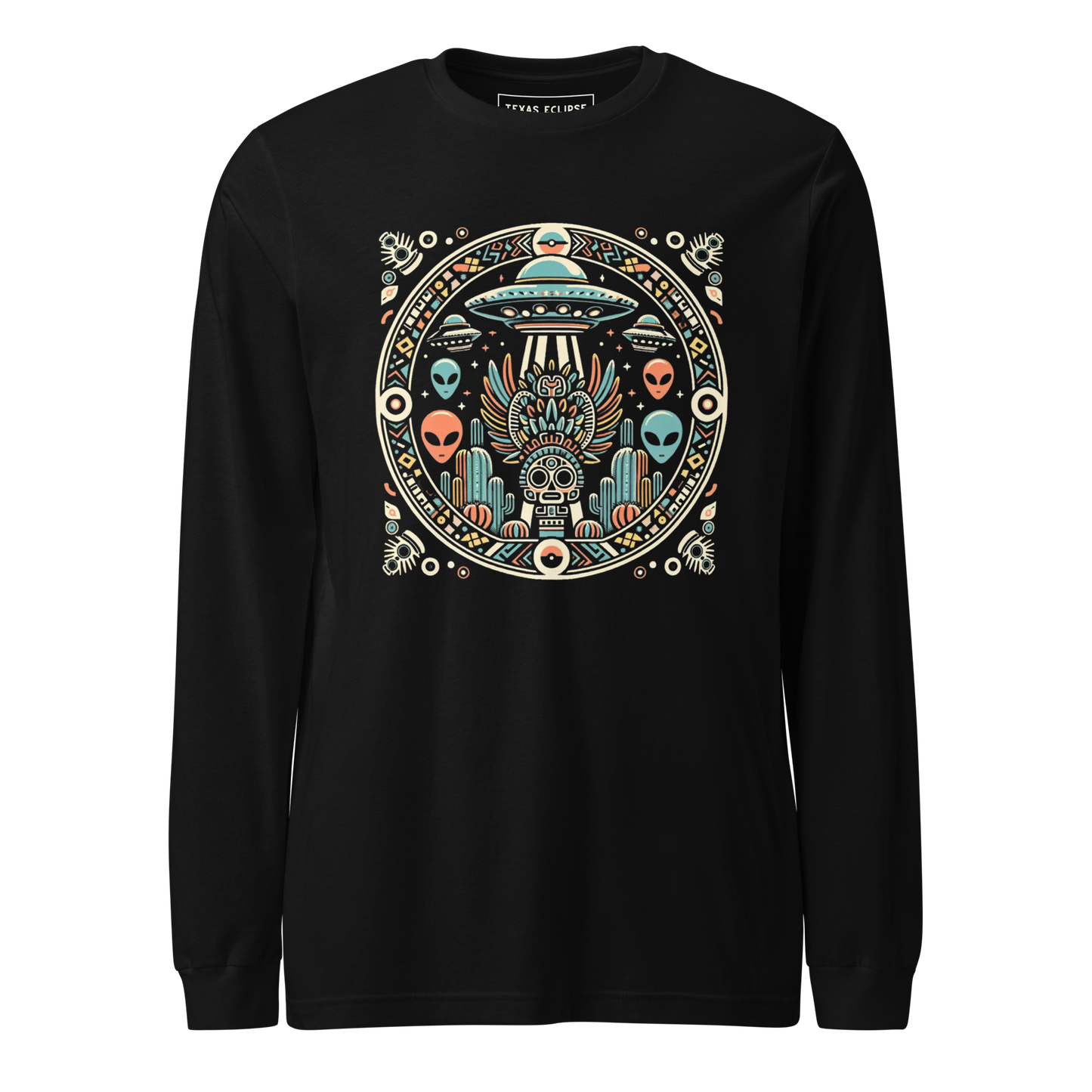 Aztec Reverence Long Sleeve Graphic Tee