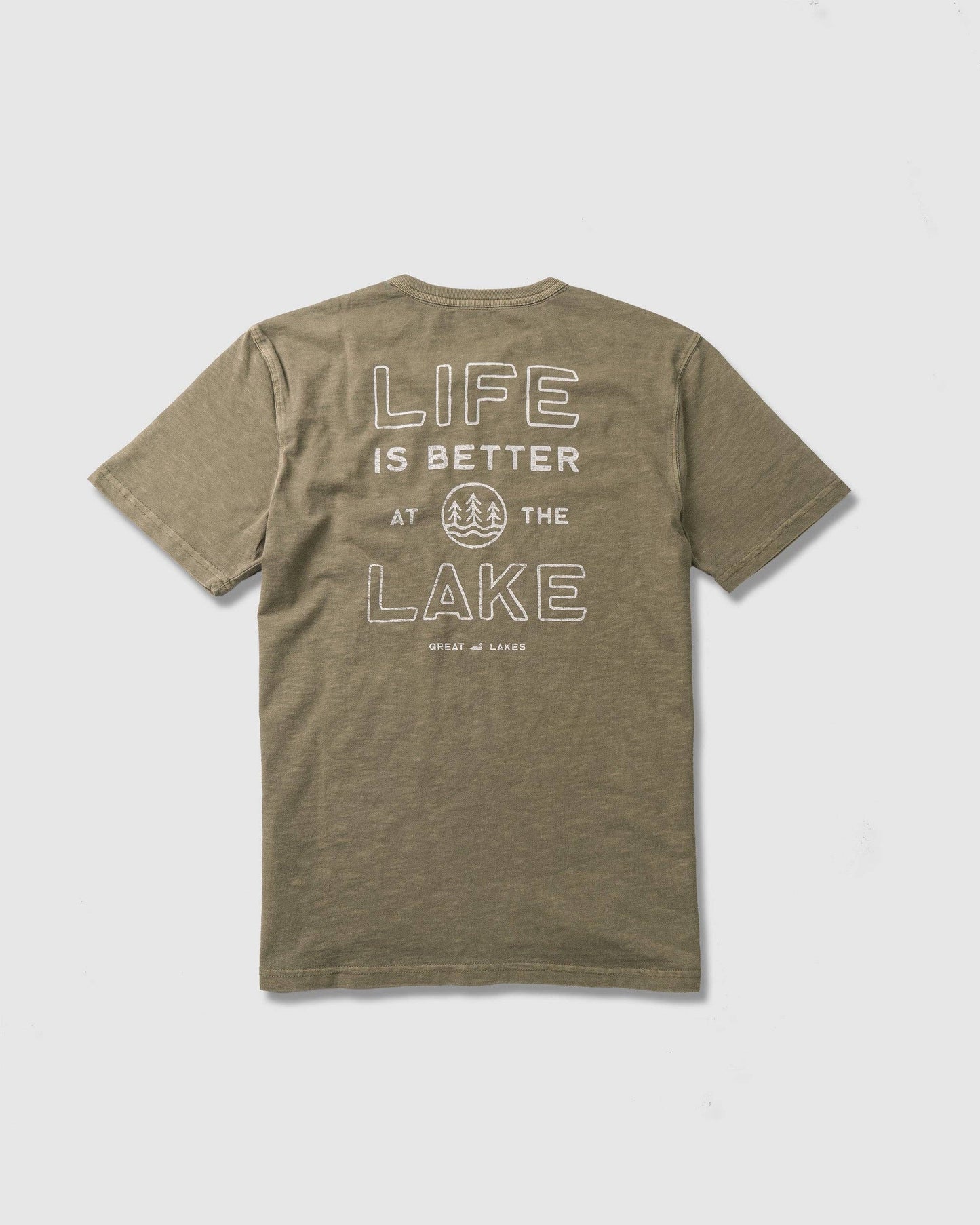 Great Lakes - Lake Life - SS T-Shirt - Moss Green