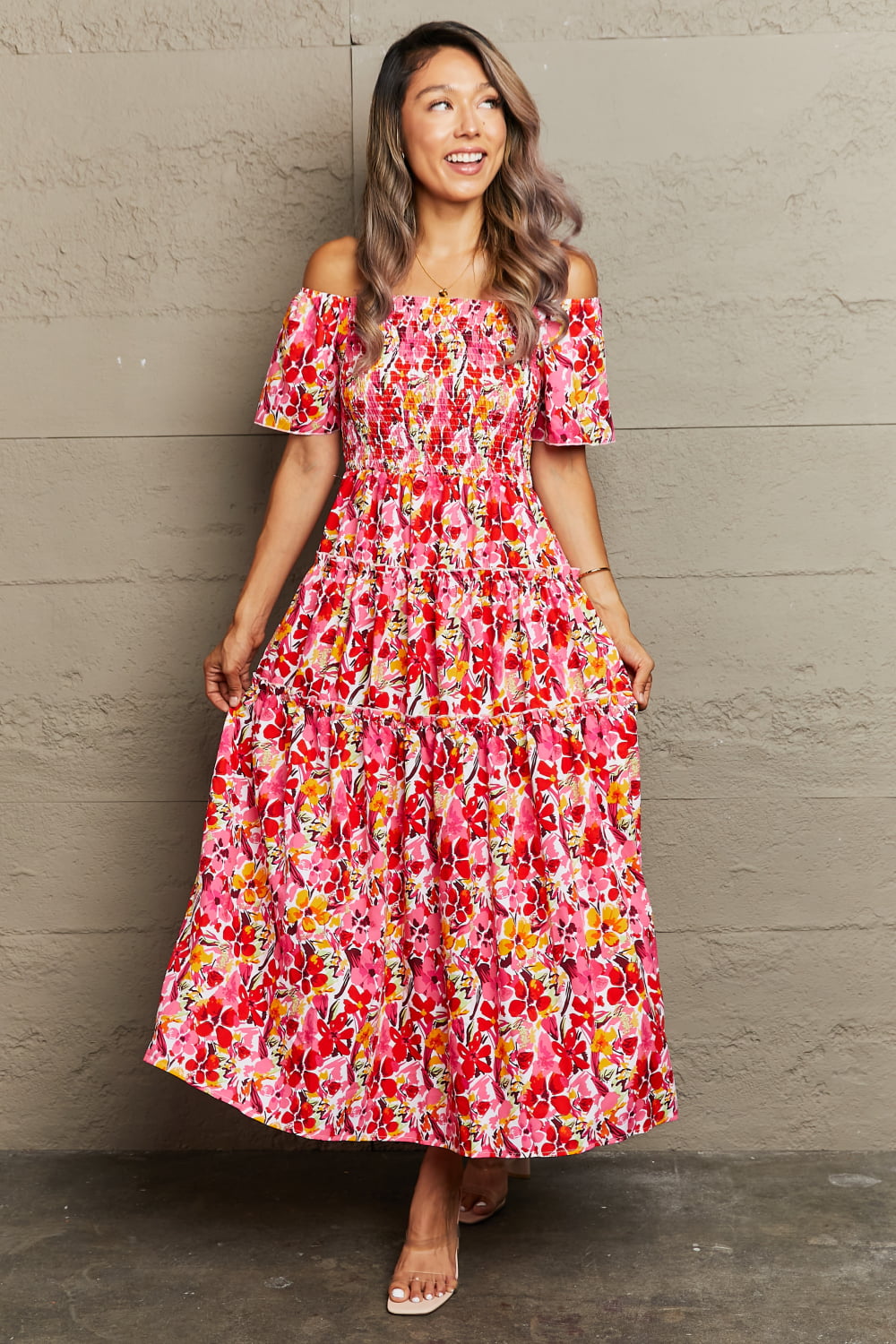 Reese Off Shoulder Maxi Dress