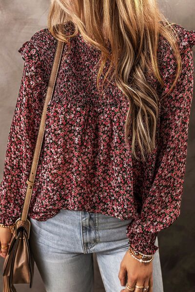 Riley Ruffle Floral Blouse