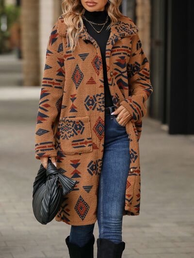 Yansa Tribal Print Coat