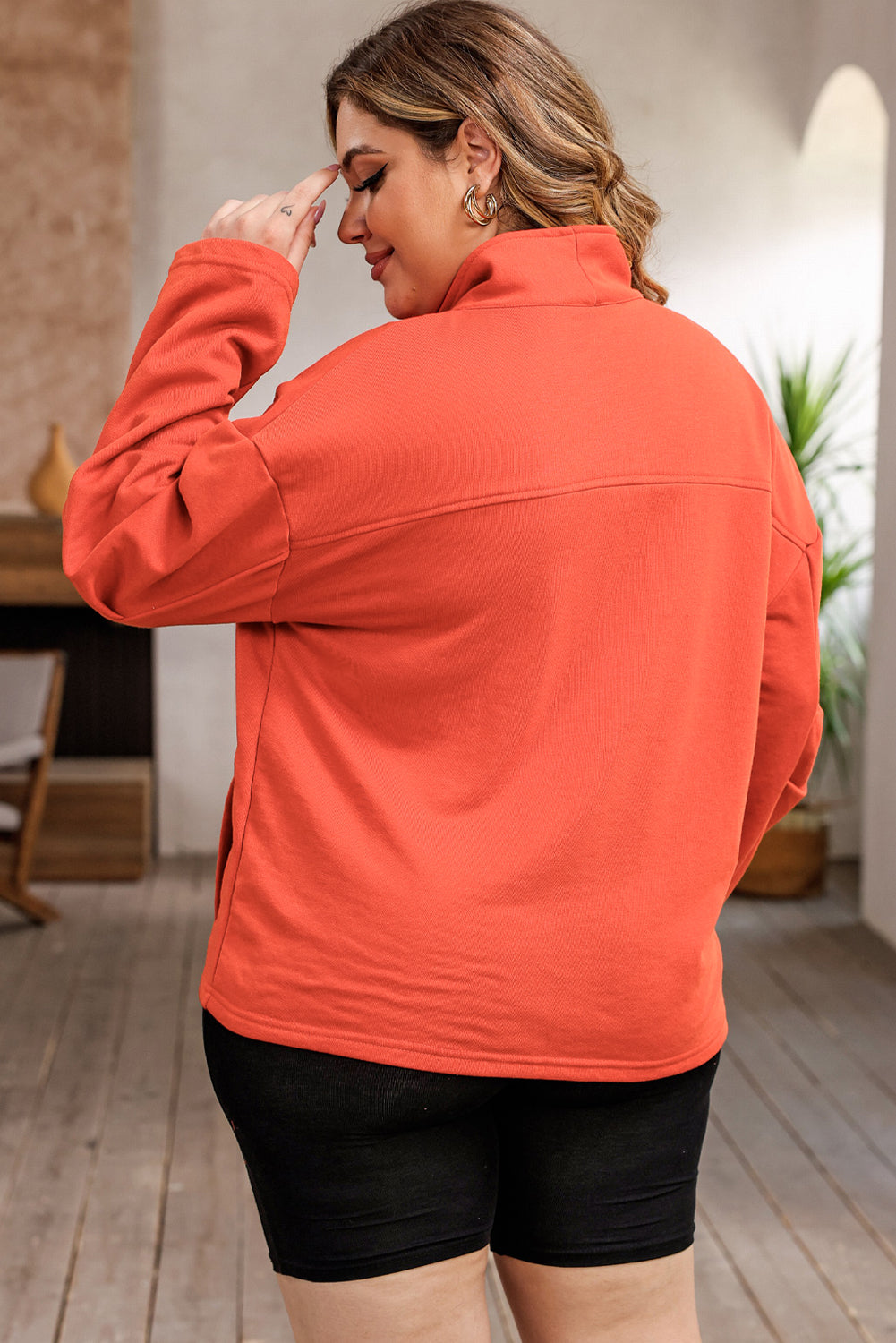 Plus Size - Toni Zip-Up Sweatshirt