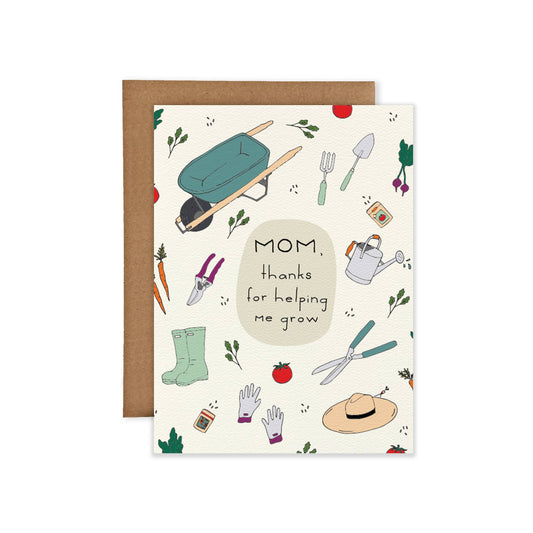 Mom Garden Greeting Card