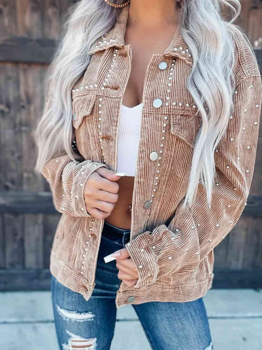 Studded Textured Jacket