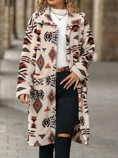 Yansa Tribal Print Coat