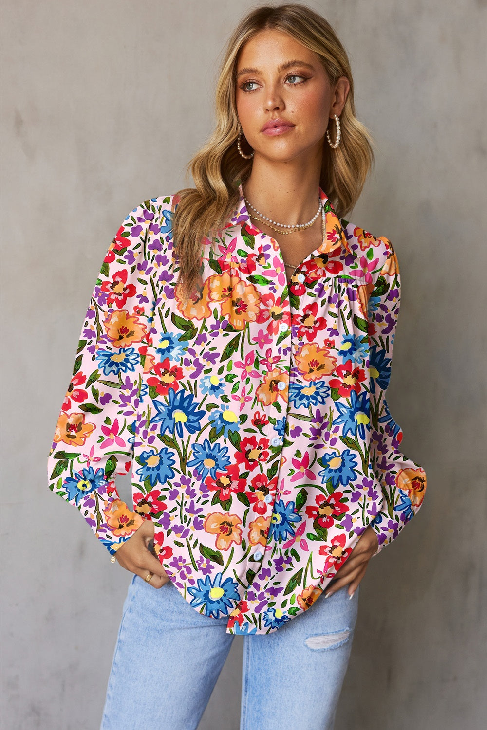 Fiona Floral Long Sleeve Shirt