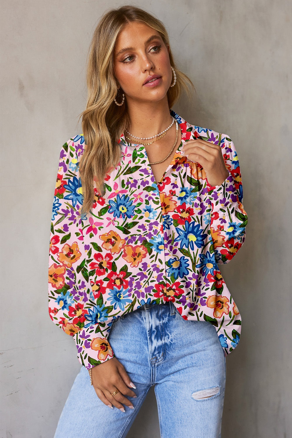 Fiona Floral Long Sleeve Shirt