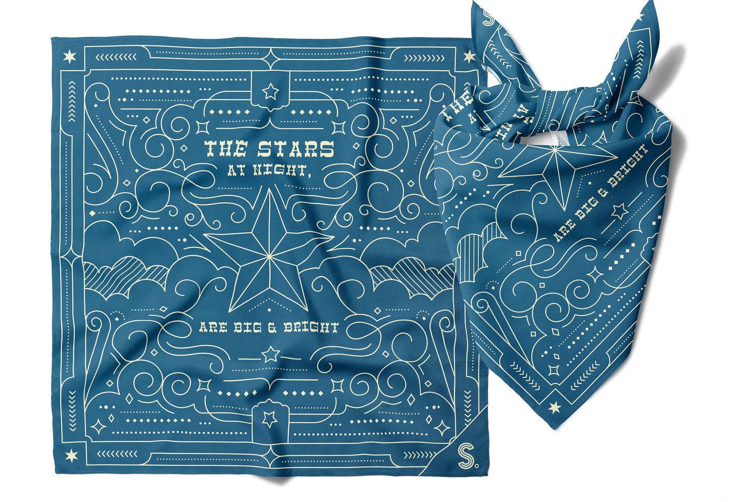 Starts at Night Texas Bandana