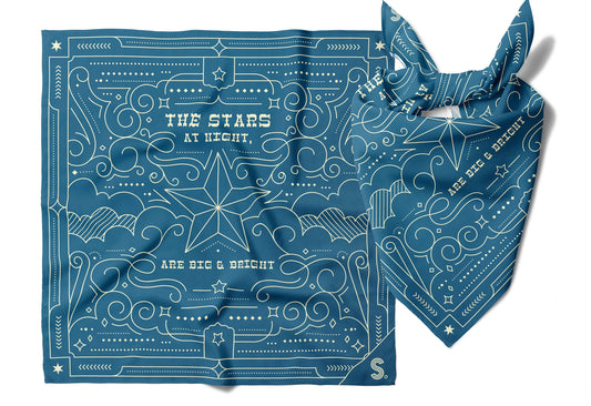 Starts at Night Texas Bandana