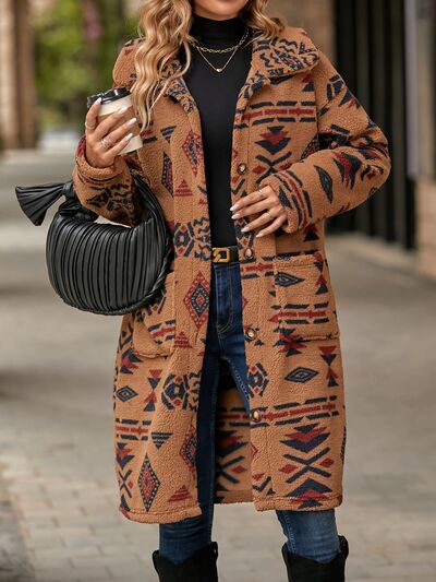 Yansa Tribal Print Coat