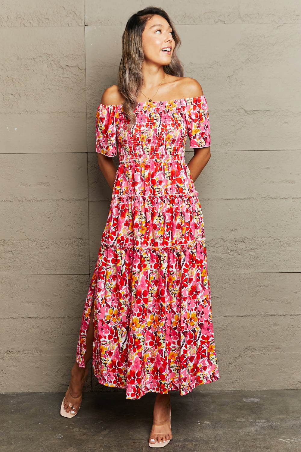 Reese Off Shoulder Maxi Dress