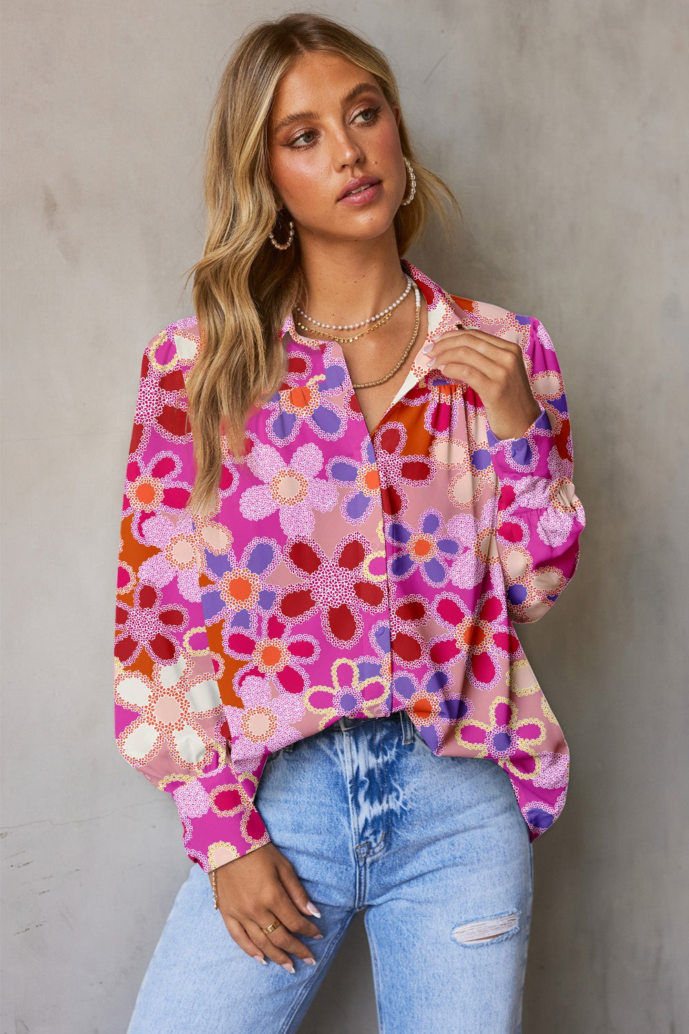 Fiona Floral Long Sleeve Shirt