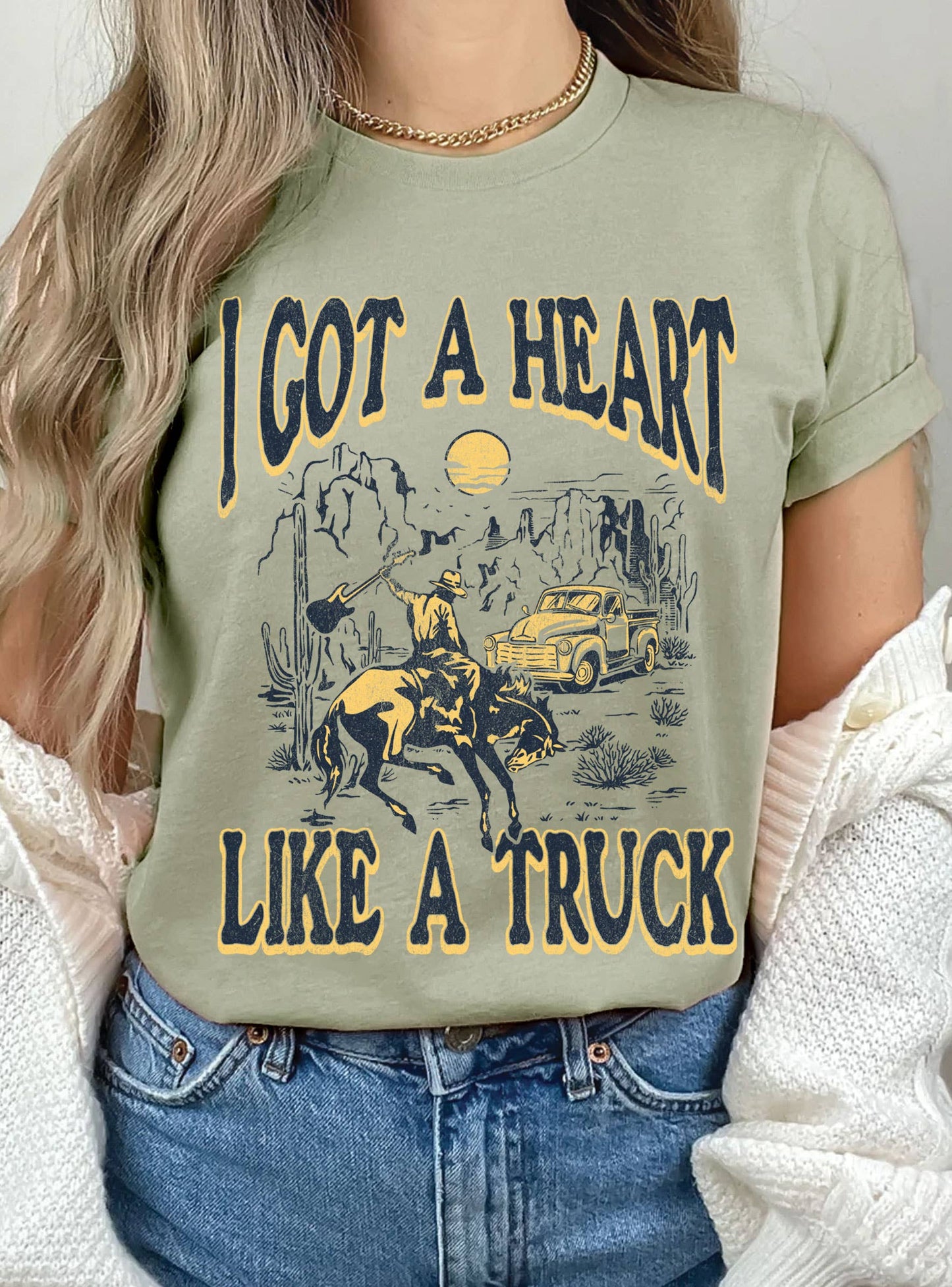 I Got A Heart Like a Truck - Graphic T-Shirt