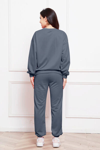 Gina Long Sleeve Sweatshirt and Pants Set