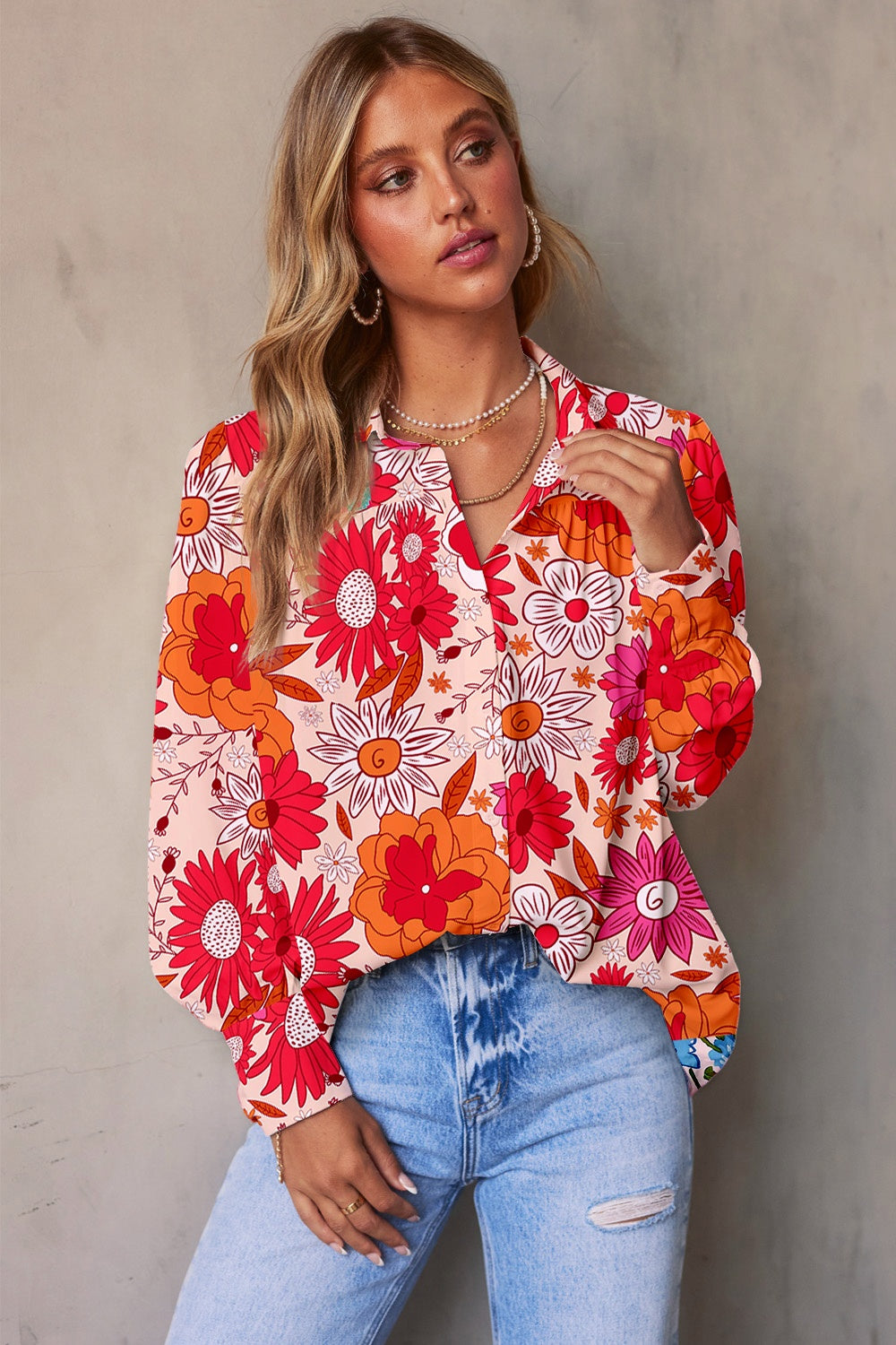 Fiona Floral Long Sleeve Shirt