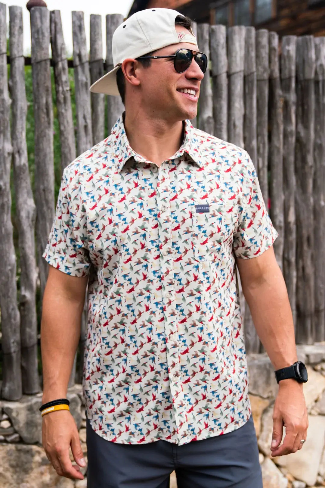 Burlebo - Performance Short Sleeve - All Over Duck: 1 Small left!