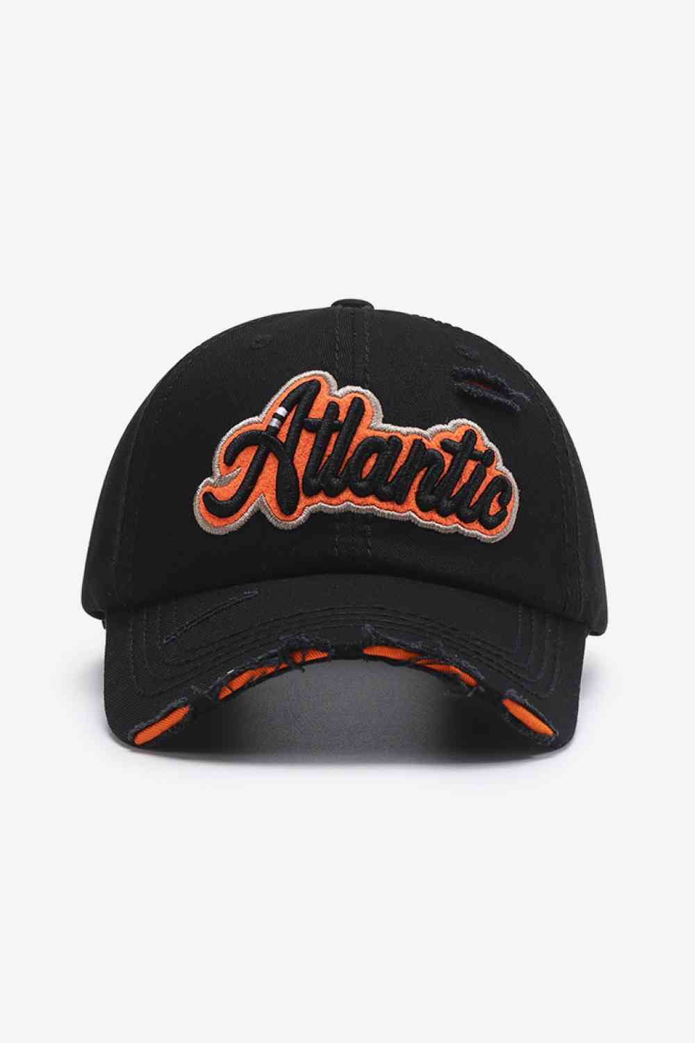 ATLANTIC Graphic Distressed Baseball Cap