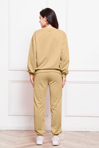 Gina Long Sleeve Sweatshirt and Pants Set