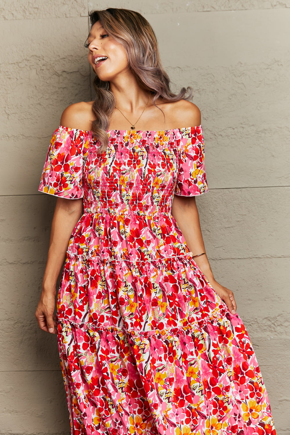 Reese Off Shoulder Maxi Dress